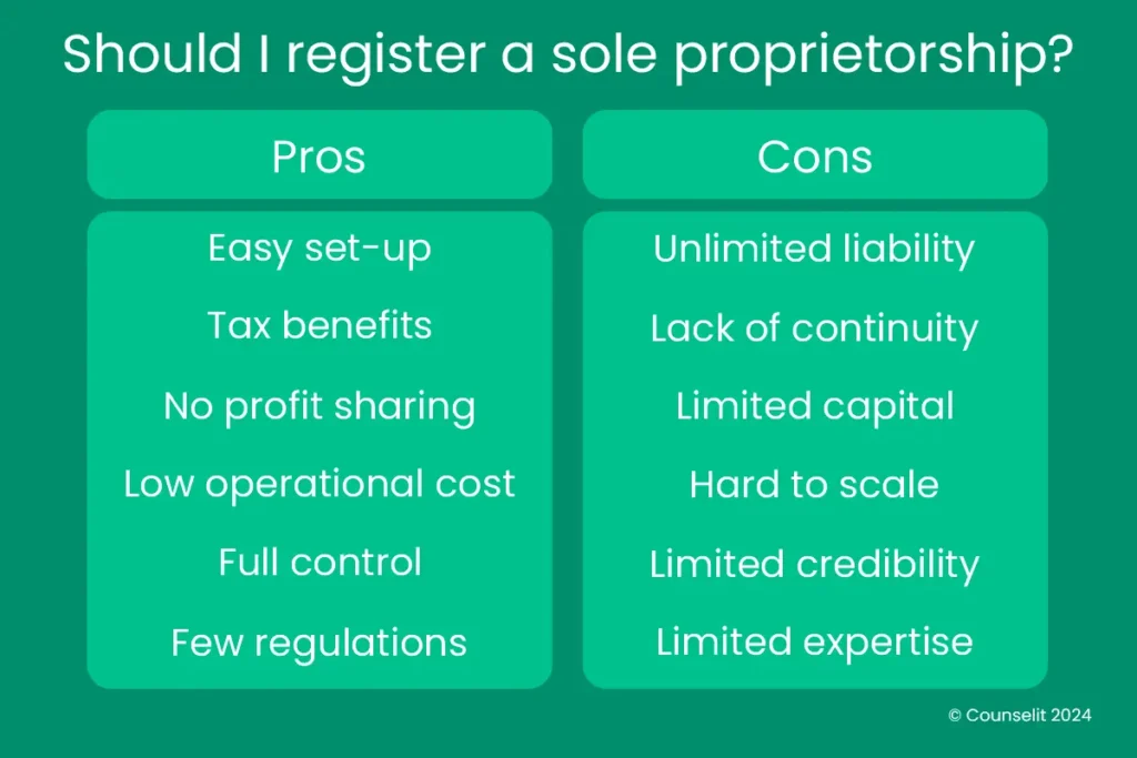 How to Register a Business in Sri Lanka 3 pros and cons of sole proprietorship