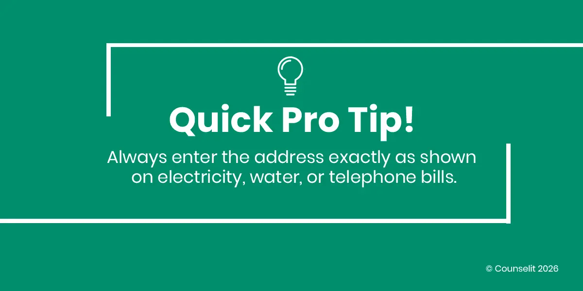 pro tip for entering new company registered address for form 13